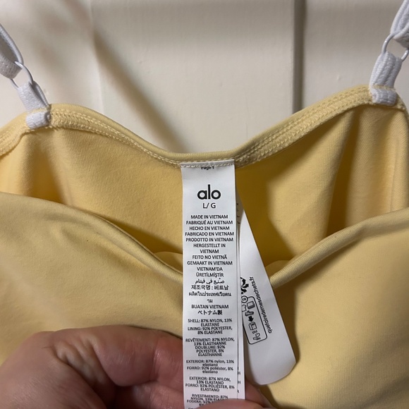 ALO Airbrush Streamlined Bra Tank - Picture 2 of 5